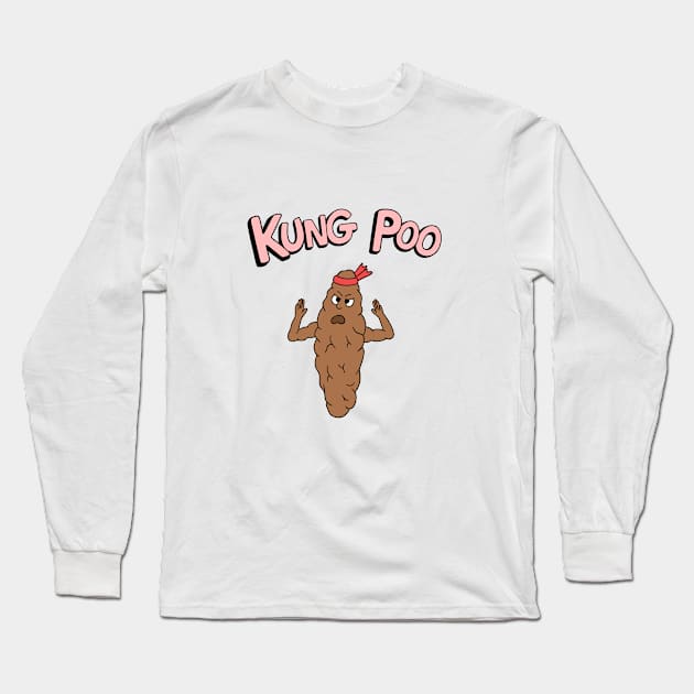 Kung Poo Long Sleeve T-Shirt by Jellied Feels